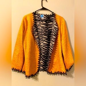 🆕 LISTING!! NWOT TEXTURED MIXED MEDIA FLYAWAY JACKET